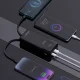 Dudao K15Pro 20000mAh Power Bank 22.5W with Built-in Cables - Black