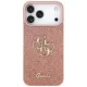 Guess Fixed Glitter Big 4G Case for iPhone 17 Pro Max Pink