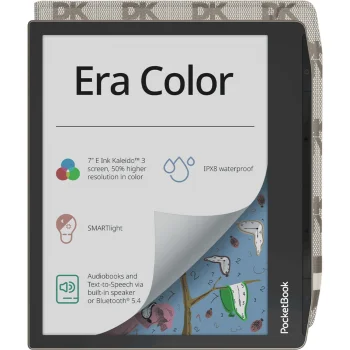 PocketBook Era Color e-Reader Bundle with DKNY Cover, Smoky Beige