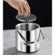 Insulated Stainless Steel Ice Bucket with Tongs and Spoon Ruhhy, 1.3L