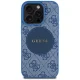 Guess 4G Circle Classic Logo MagSafe Case for iPhone 16 Pro, Blue