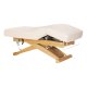 Electric SPA Beauty Bed Sillon Siesta, cream with light brown base