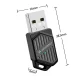 Wozinsky WAX-900 Dual-Band USB Wi-Fi 6 and Bluetooth 5.4 Adapter, Black