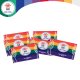 Holi krāsu pulvera komplekts 6x100g Holi Cow 27335, daudzkrāsains