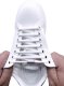 Malatec Elastic Shoelaces without Binding, White
