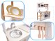LULILO Kids Toy Wooden Kitchen With Accessories, 85cm