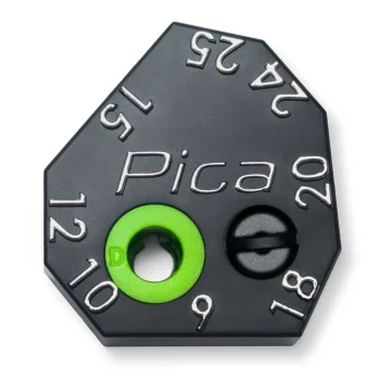 Pica Scriber Block Parallel Marking Gauge for Pica Dry & Fine Dry, Black
