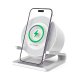 Devia I-M3 3-in-1 Bluetooth Speaker with 15W Wireless Charger and RGB Lamp, White