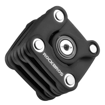 Rockbros WD795 Foldable Bicycle Lock, Black
