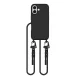 Tech-Protect iPhone 16 Case MagNecklace MagSafe, Black