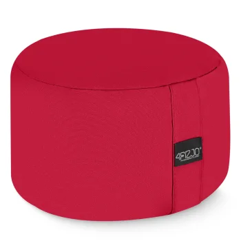4FIZJO ZAFU Round Meditation and Yoga Cushion 32 x 20 cm, Red