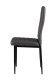 Multistore Set of 4 Dining Chairs, Eco-leather, Grey