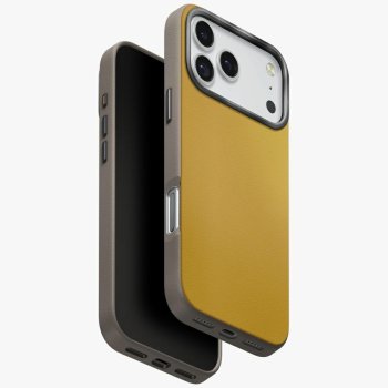 Uniq Lyden DS Phone Case Cover iPhone 17 Pro Max Magclick Charging - Yellow-Gray
