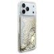 Guess Liq. Glitter 4 Charms Phone Case Cover iPhone 17 Pro Max - Gold