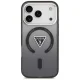 Guess IML Gradient Triangle Logo MagSafe Case for iPhone 17 Pro Max, Black