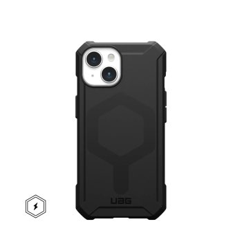 Apple iPhone 15 6.1'' UAG Essential Armor Magsafe Hard Case Cover, Black | Telefona Maciņš Vāciņš Apvalks Bampers
