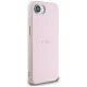 Guess Grained Ring MagSafe Case for iPhone 16e, Pink