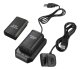 Комплект аккумуляторов для Xbox 360 с USB зарядкой, 2 шт., черный