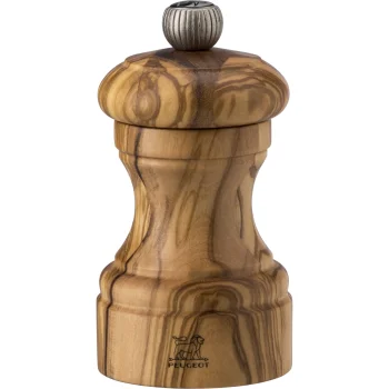 Peugeot Bistro Pepper Mill 10 cm, Olive Wood, Light Brown