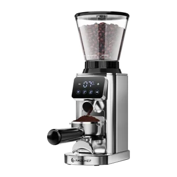 AMZCHEF CE-CG209-SV Electric Coffee Grinder, Silver