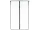 Magnetic Door Mosquito Net, 110x220 cm, Black