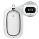 Foldable Baby Bathtub with Thermometer and Newborn Support Ricokids RK-287, white-grey