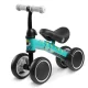 Toddler Balance Bike 4 Wheels Nukido Nk-600, Blue