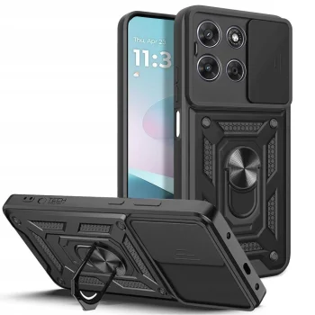 Tech-Protect CamShield Pro Case for Motorola Moto G67 / G77, Black
