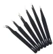 Tweezers Set, Straight and Angled, 6 Pcs