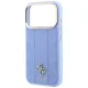 Guess Stripe Peony 4G Logo MagSafe Case for iPhone 18 Pro / 17 Pro - Light Blue