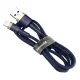 Baseus Cafule USB to Lightning Cable 1.5A 2m Gold+Dark Blue