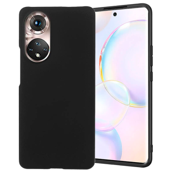 Huawei Nova 9 (NAM-AL00, NAM-LX9) / Honor 50 Silicone Color Case Cover, Black