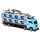 Car Transporter Truck with 210 cm Race Track Playset 8 Toy Cars