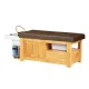Hairdressing Wash Unit with Bed Head Spa Gabbiano Bali Brown