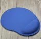 Ergonomic mouse pad with wrist support, blue