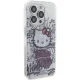 Hello Kitty iPhone 15 Pro Max Case IML Kitty On Bricks Graffiti, White