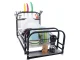 Dish Drainer with Tray, Black