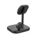 Tech-Protect QI15W-A27 3-in-1 Inductive Charger with MagSafe Stand Smartphone / Apple Watch / AirPods - Black