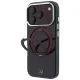 Mercedes Ring Stand Iconic Logo MagSafe Case for iPhone 18 Pro Max / 17 Pro Max, Burgundy