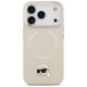 Karl Lagerfeld iPhone 17 Pro Case Karl Pin MagSafe, Beige