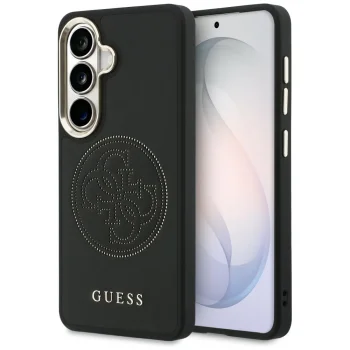 Guess Perforated Logo MagSafe Case for Samsung Galaxy S26 - Black