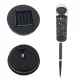 Solar Garden Stake Lights, LED Hollow-Out Lanterns with Dusk Sensor, 4 Pack
