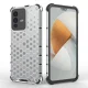 Honeycomb Case for Vivo V23 5G with Gel Frame, Transparent