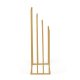Modernhome Freestanding Towel Stand, 4 Tiers, Metal, Gold