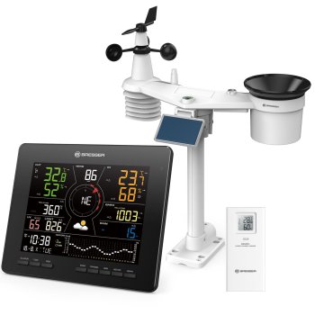 Bresser 4cast MD 7-in-1 WiFi Wireless Weather Station Black