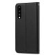 Huawei P20 Pro 2018 (CLT-L09, L29) PU Leather Wallet Case Cover, Black