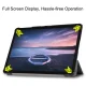 Samsung Galaxy Tab S4 10.5\" (T830/T835) Trifold Stand PU Leather Hard Protective Cover Case, Black