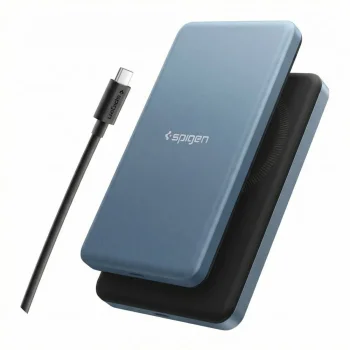 Spigen Essential MagSafe Power Bank 5000mAh 22.5W Qi2 EA2205MQ - Navy Blue