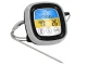 Digital Kitchen Meat Thermometer with Probe Black-Silver