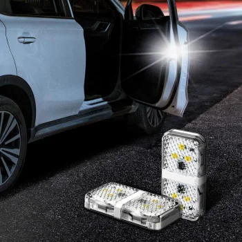 Baseus Car Door Open Warning LED Light, Black 2 pcs.